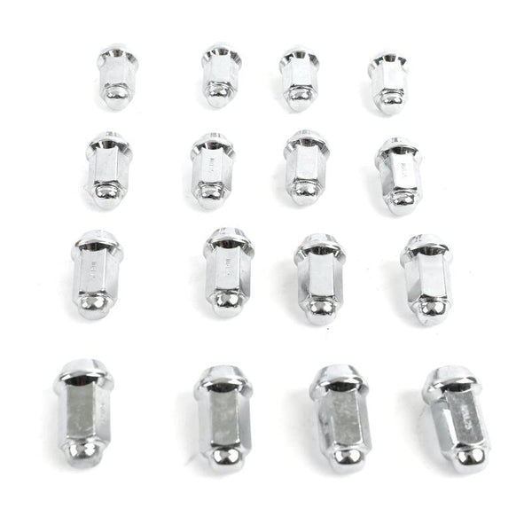 ITP Chrome Lug Nuts - 10mm Taper / 14mm Head (Box)