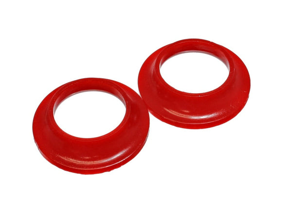 Energy Suspension Rear Upper Coil Spring Isolators for 91-96 Chevrolet Full Size - Red