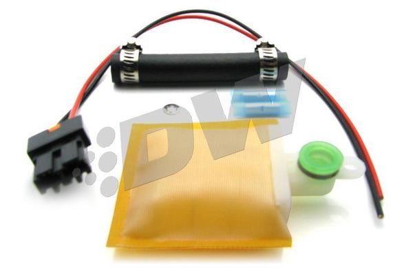 DeatschWerks 11-14 Ford Mustang V6/GT DW400 Fuel Pump Set Up Kit