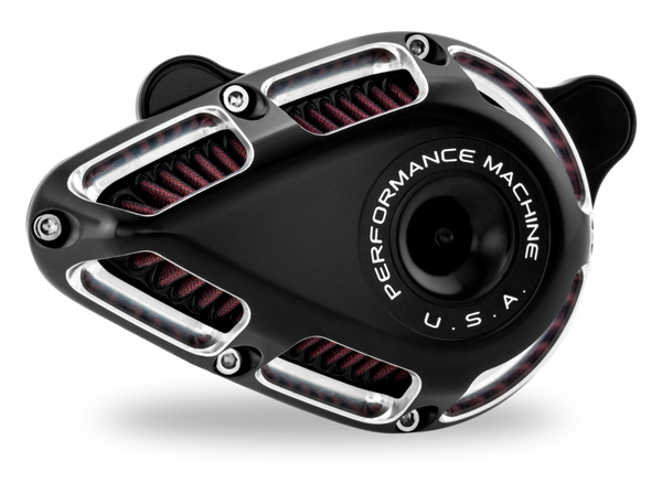 Performance Machine 23-Up CVO, 2024 Touring Jet Air Cleaner - Contrast Cut