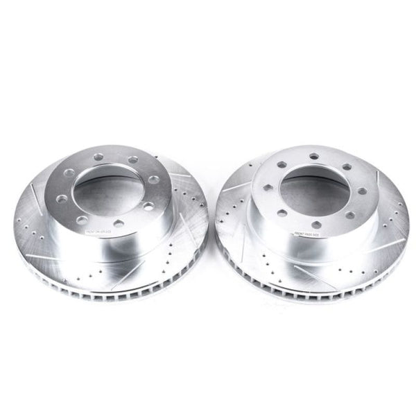 Power Stop 03-08 Dodge Ram 3500 Front Drilled & Slotted Rotor - Pair