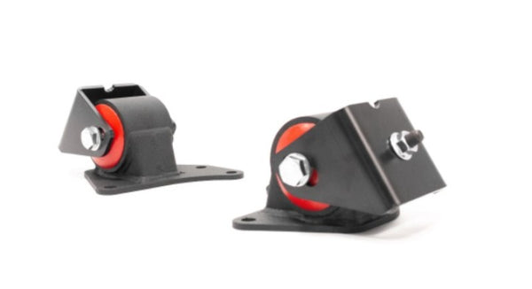 Innovative 94-97 Mazda Miata NA 1.8L Black Steel Engine Mounts with 75A Bushings