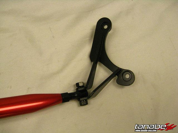 Front Strut Tower Bar enhances handling and chassis stiffness for Honda Accord. Tanabe Sustec TTB151F improves steering response and reduces flex for a sportier drive. Part #tanTTB151F
