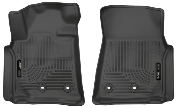 Husky Liners Weatherbeater Black Front Floor Liners for 13-16 Lexus LX570 & Toyota Land Cruiser