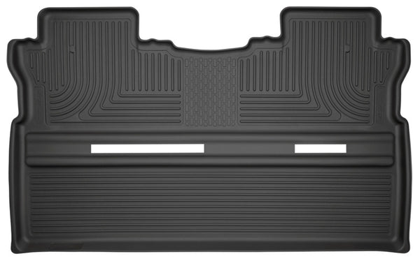 Husky Liners WeatherBeater Black Floor Liners for 2017 Honda Ridgeline - 2nd Row