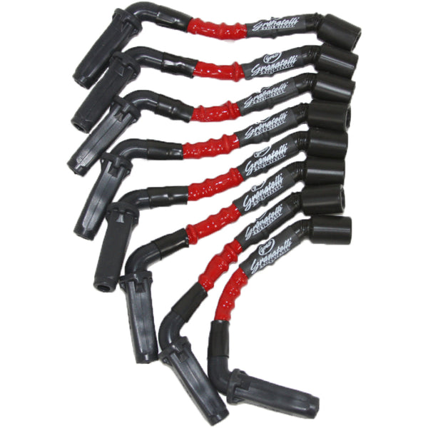 Granatelli High-Performance Coil-Near-Plug Wire Connection Kit for GM LS2/LS3/LSA/LS7/LS9 Red Jacket