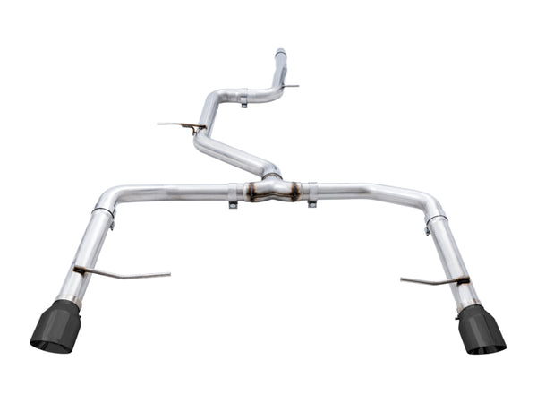 AWE Tuning Track Edition Catback Exhaust for 20182021 VW Jetta GLI Mk7 - Diamond Black Tips