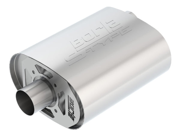 Borla CrateMuffler S-Type for Ford Coyote 5.0L - 2.5in Offset/Center
