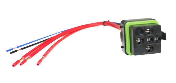 Hella ISO Mini Weatherproof Relay Connector with 12in Leads