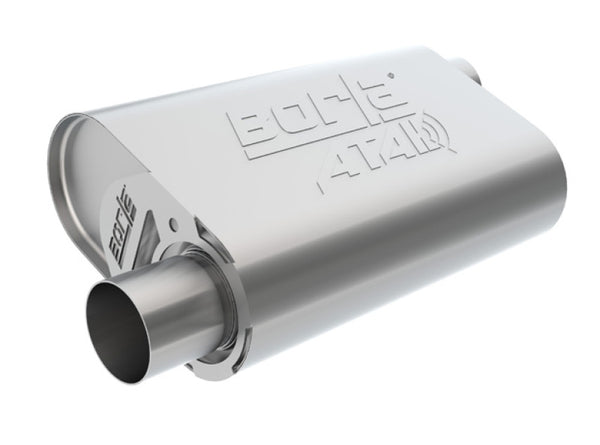 Borla CrateMuffler LS3 ATAK 2.5in Offset/Offset Muffler 14inx4.35inx9in