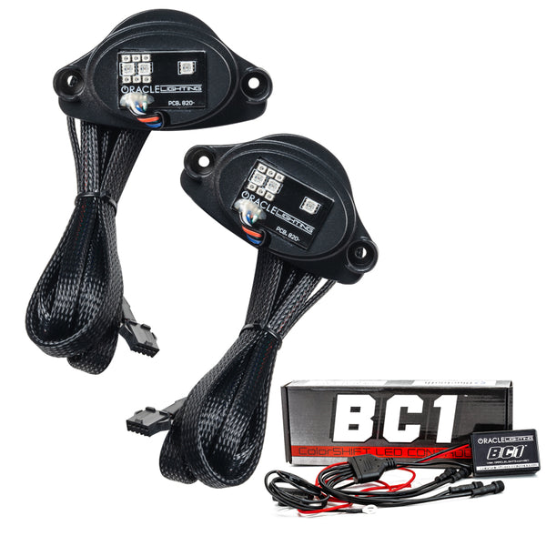 Oracle 20-21 Chevy Corvette C8 RGB+A Headlight DRL Kit - ColorSHIFT w/ BC1 Controller