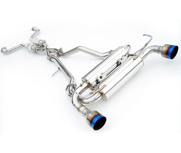 Invidia 07+ Infiniti G37 Coupe Gemini Rolled Titanium Tip Cat-back Exhaust