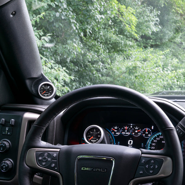 AutoMeter Steering Column Gauge Mount for 2015+ GMC Sierra / Chevy Silverado HD (2-1/16in)