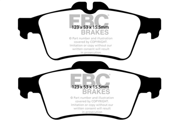EBC Bluestuff Rear Brake Pads for 08-10 Chevrolet Cobalt 2.0L Turbo (SS)