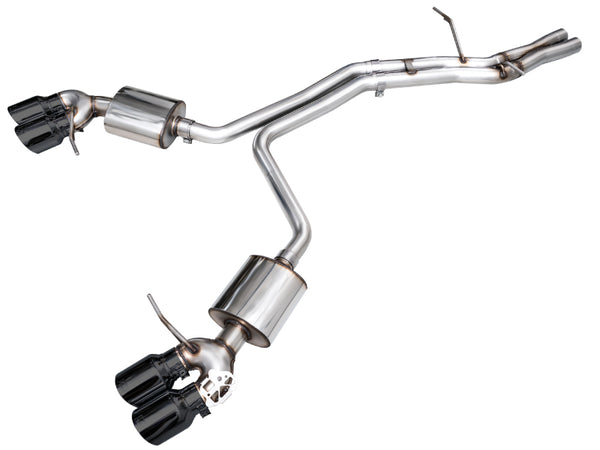 AWE Tuning Touring Edition Catback Exhaust for 2019-2021 Porsche Macan 3.0T/2.9TT - Diamond Black Tips