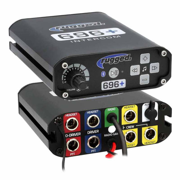 Rugged Radios 696 PLUS Complete Master Communication Kit with Intercom and 2-Way Radio G1 GMRS