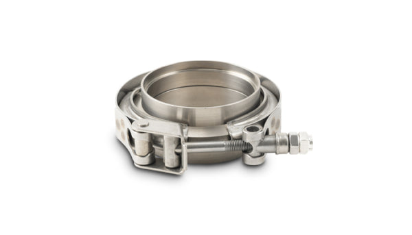 Vibrant Titanium V-Band Flange Assembly for 3.5in OD Tubing