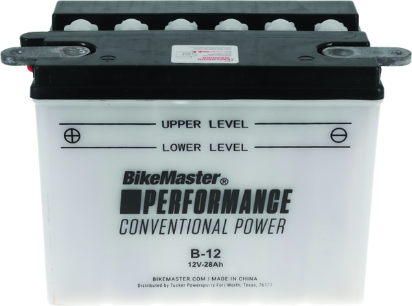 BikeMaster B-12 Motorcycle Battery for Harley-Davidson FLHTC Electra Glide Classic (19831984)