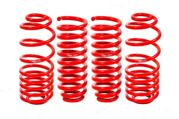 BMR Suspension Lowering Springs for 2002-2009 Trailblazer - 2in-3in Drop - Set of 4 - Red