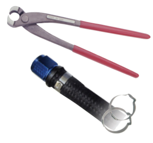 Fragola -10AN Clamp Pair for Secure Hose Fittings