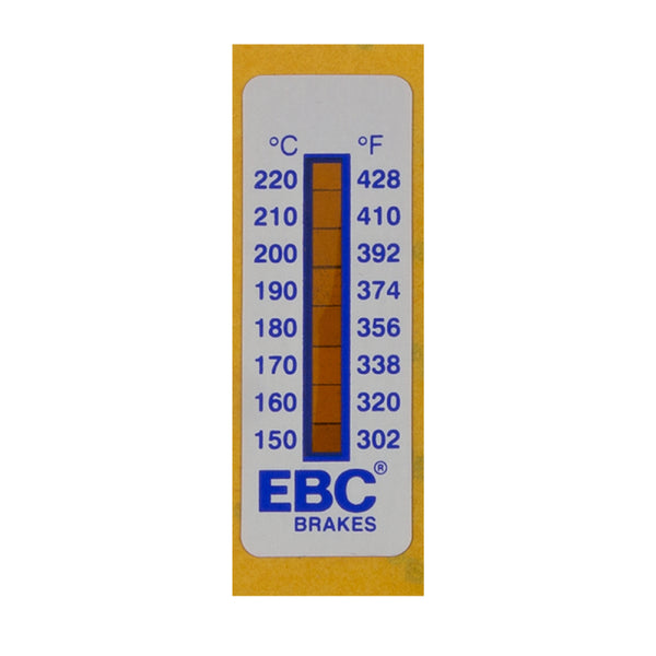 EBC Racing Level Caliper Temperature Strips - 8 Pack