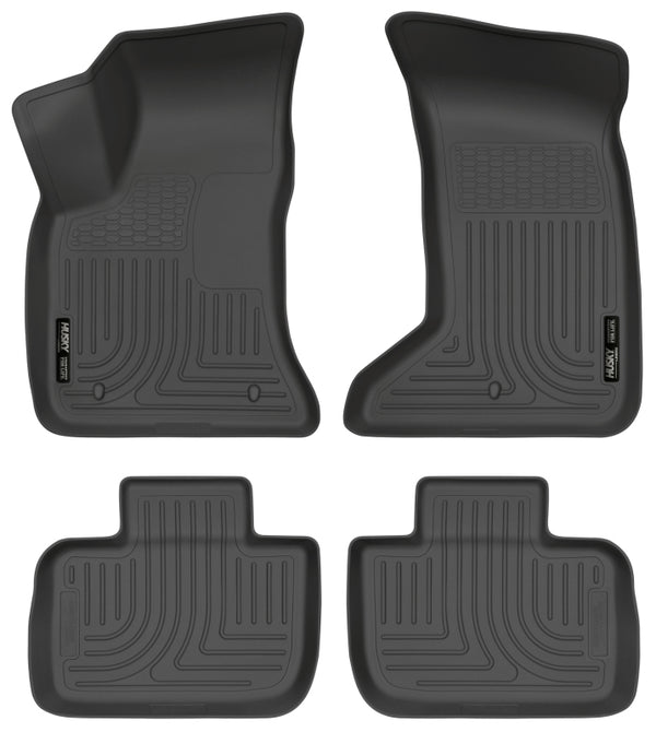 Husky Liners WeatherBeater Black Floor Liners for 11-12 Dodge Charger/Chrysler 300 (AWD Only)