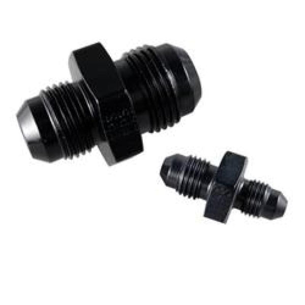 Fragola -6AN to -8AN Male Reducer Fitting - Black