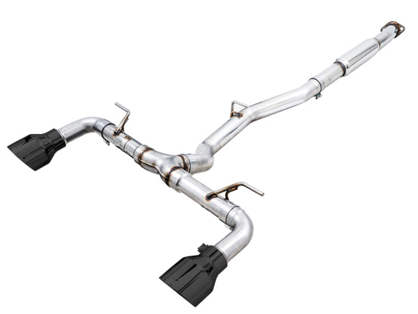 AWE Tuning Track Edition Cat-Back Exhaust w/ Diamond Black Tips for Subaru BRZ / Toyota GR86 / Toyota 86