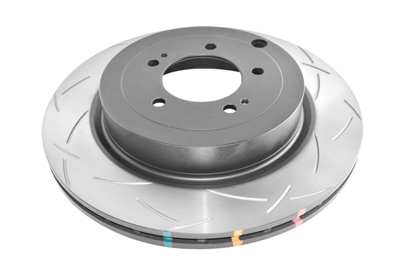 DBA 4000 Series Rear Slotted Brake Rotor for 08-15 Mitsubishi Evolution X