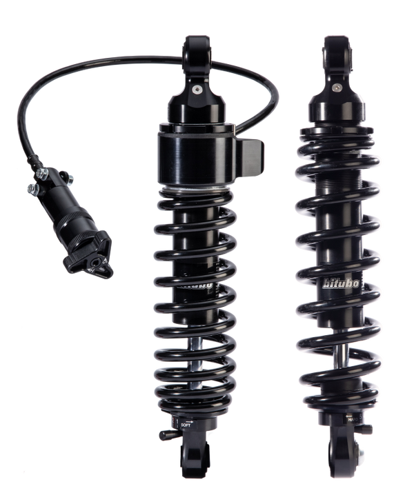 Bitubo WME2 Twinshocks Adjustable - 326mm Length, Dark Edition