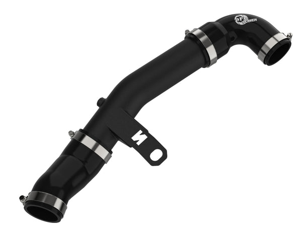 aFe BladeRunner 2-1/2in Aluminum Hot Charge Pipe for 2019-2022 Hyundai Veloster N L4 2.0L - Black