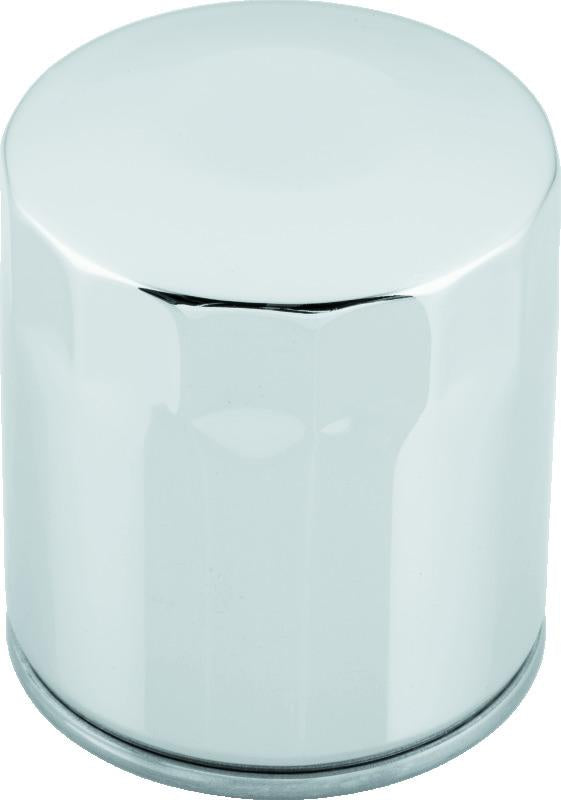 Twin Power Twin Cam and M8 Chrome Oil Filter Rpls H-D 63798-99 with Backflow Valve