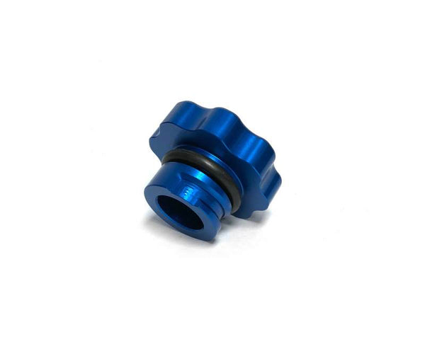 Fleece Performance Billet Oil Cap Cover for 01-16 GM 2500/3500 Duramax - Blue
