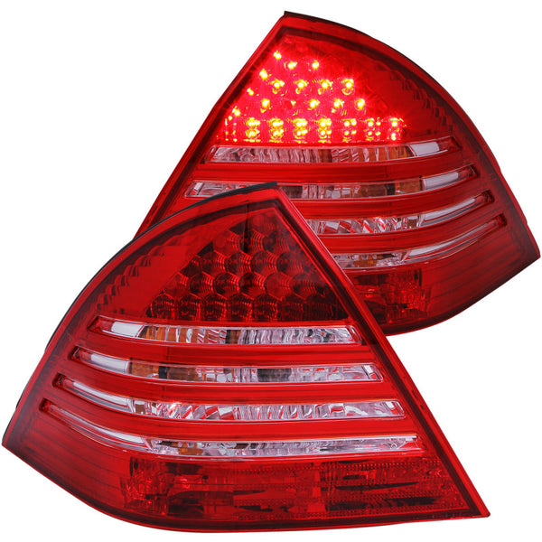 ANZO Tail Lights Red/Smoke Lens for Mercedes-Benz C-Class W203 (20012004)