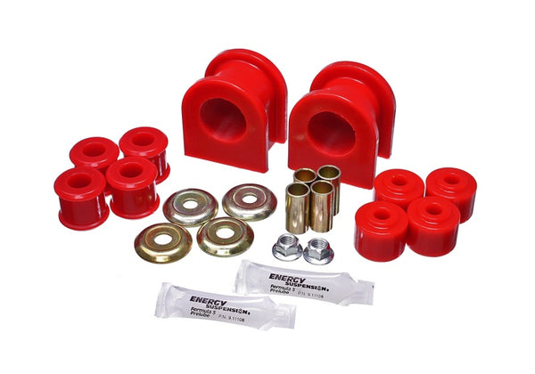 Energy Suspension 1989-2011 Ford F53 Motorhome 36mm Rear Sway Bar Bushing Set - Red