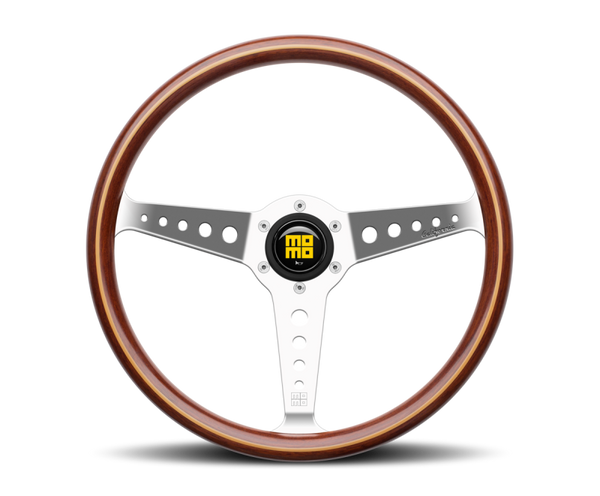Momo California Wood Steering Wheel 360 mm - Mahogany Wood/Pol Spokes