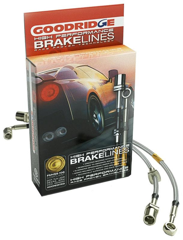 Goodridge 03-12 Toyota 4Runner (All Models) 2in Extended SS Brake Lines