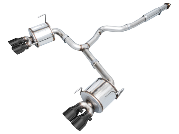 AWE Tuning Touring Edition Catback Exhaust for 2022+ Subaru WRX - Diamond Black Tips