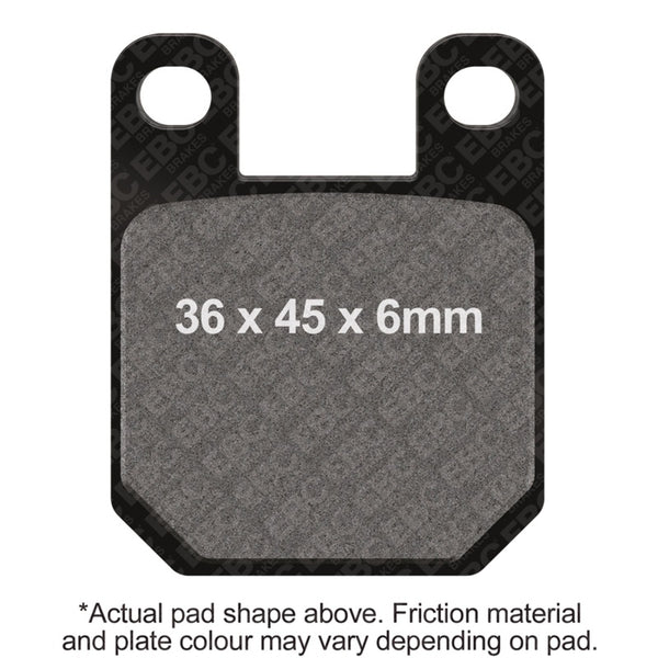 EBC 02-06 Beta Rev 50/80 Front Left R Series Sintered Brake Pads Brake Pads