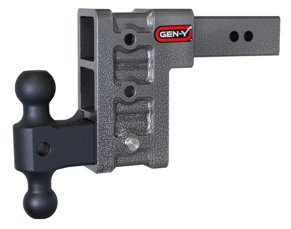 Gen-Y Mega Duty 2.5in Shank 6in Drop 3K TW 21K Hitch w/GH-061 Dual-Ball