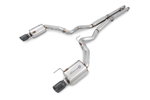 AWE Tuning S550 Mustang GT Cat-Back Exhaust Touring Edition w/ Diamond Black Tips