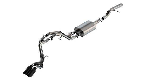 Borla Cat-Back Exhaust System for 2021-2022 Chevrolet Tahoe 5.3L V8 2/4WD - Black Chrome Tips
