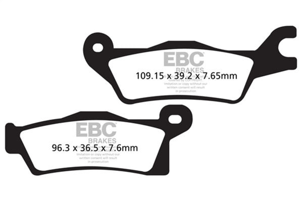 EBC 2012 Can-Am Outlander 1000 4x4 Front Left FA-SFA-X Brake Pads