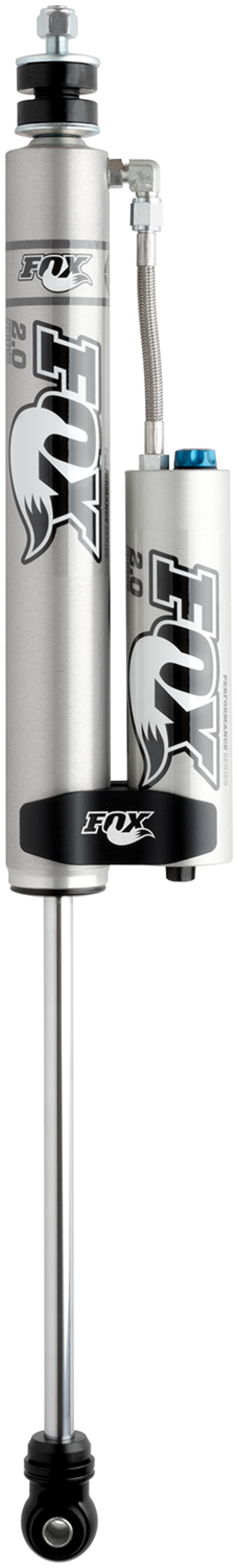 Fox 07+ Jeep JK 2.0 Factory Series Front Shock (10.1in, Smooth Body, R/R w/CD Adjuster, 2.5-4in Lift)
