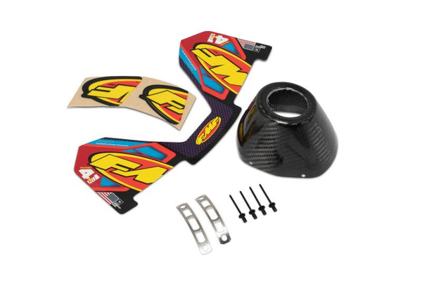 FMF Racing Carbon Replacement End Cap Kit for Exhaust