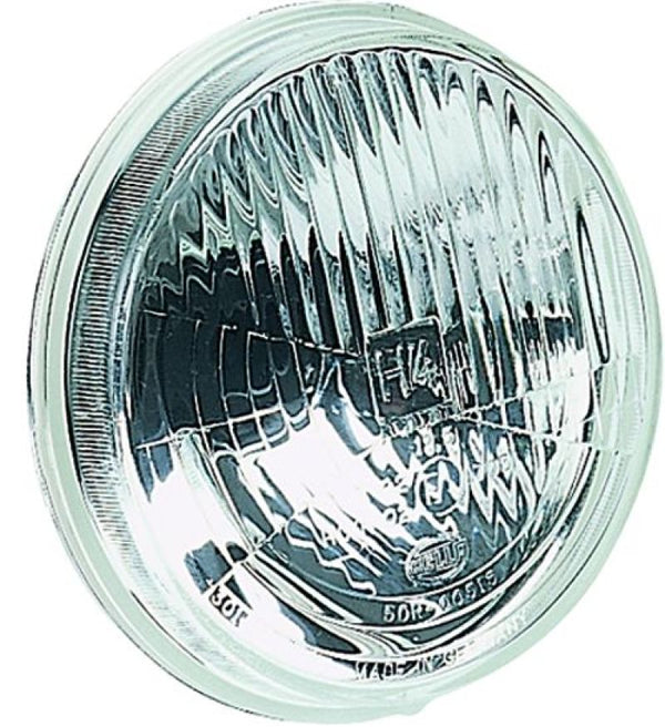 Hella Vision Plus 5-3/4" Round H4 Headlamp - High/Low Beam - Single Lamp