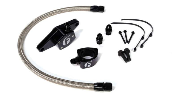 Fleece Performance VP Coolant Bypass Kit (98.5-02) with Stainless Steel Braided Line