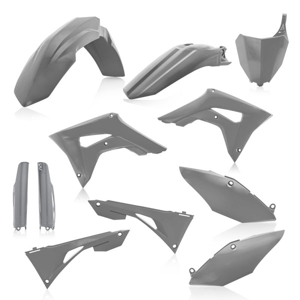 Acerbis Full Plastic Kit w/ Airbox - Grey - Honda CRF250R/CRF450R 2019-2022