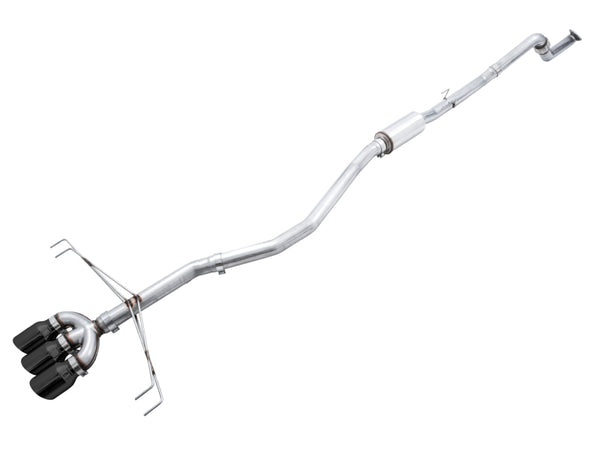 AWE Tuning Track Edition Exhaust w/ Front Pipe & Black Tips for 2017+ Honda Civic Type R