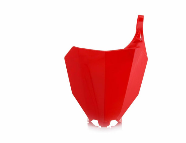 Acerbis Front Number Plate 00 CR Red for Honda CRF250R/CRF450R/CRF450RX (2017-2018)